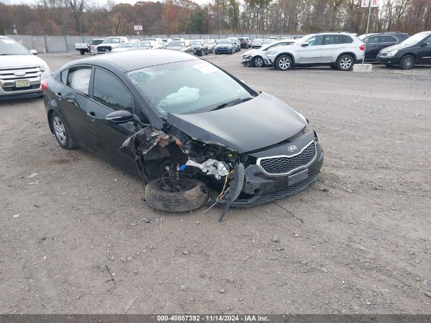 VIN KNAFX4A64F5388083 2015 KIA Forte, LX no.1