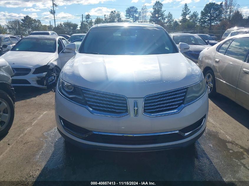 2016 Lincoln Mkx Reserve VIN: 2LMTJ8LP0GBL75705 Lot: 40857413