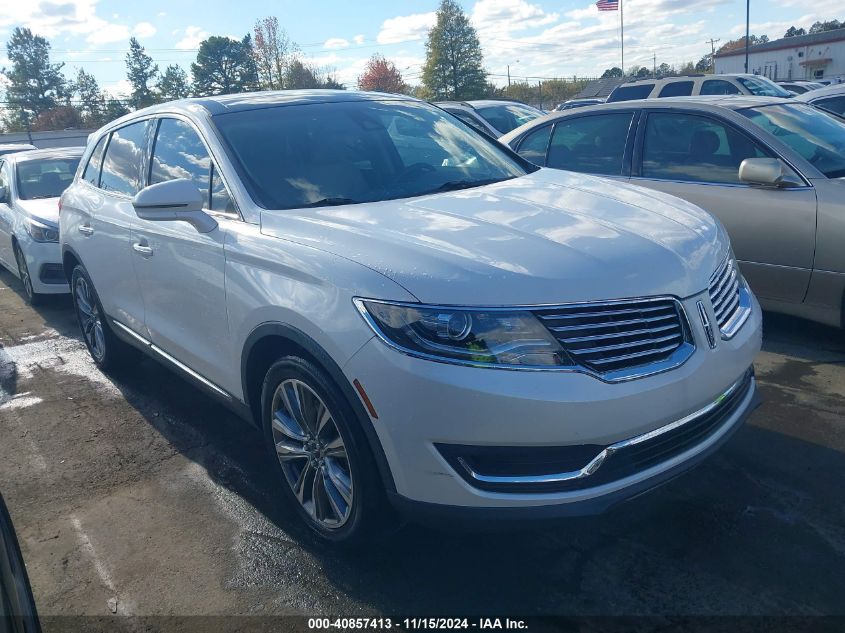 2016 Lincoln Mkx Reserve VIN: 2LMTJ8LP0GBL75705 Lot: 40857413