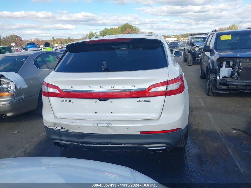 2016 Lincoln Mkx Reserve VIN: 2LMTJ8LP0GBL75705 Lot: 40857413