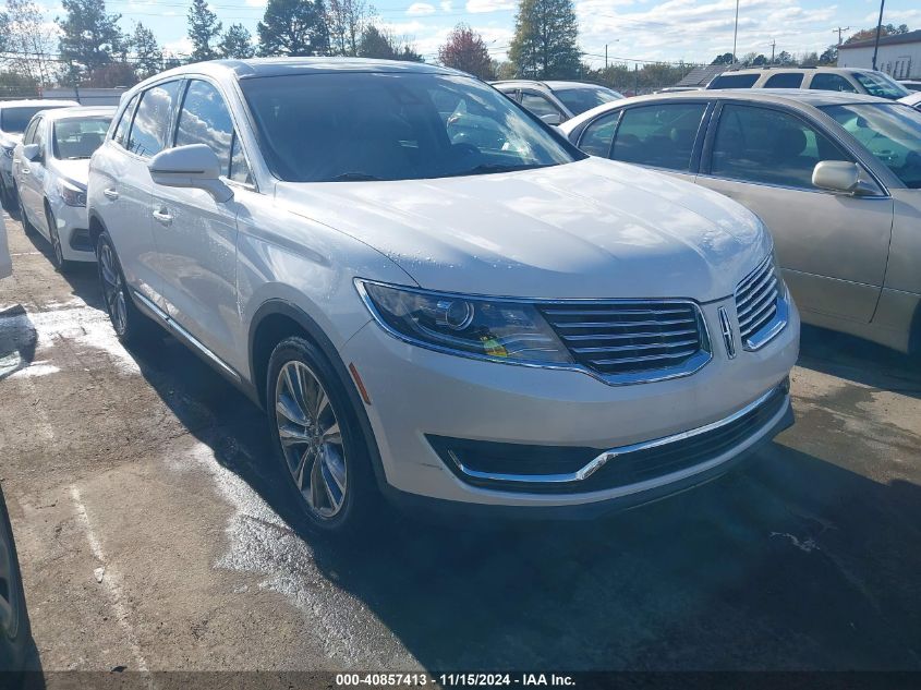 VIN 2LMTJ8LP0GBL75705 2016 Lincoln MKX, Reserve no.1