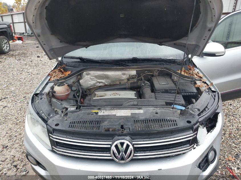 2013 Volkswagen Tiguan Se VIN: WVGAV3AX1DW575628 Lot: 40857465