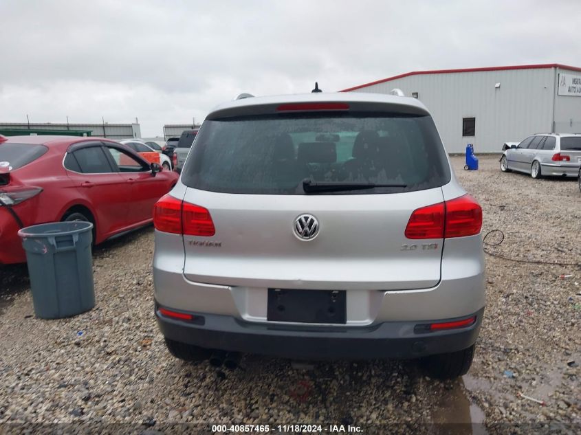 2013 Volkswagen Tiguan Se VIN: WVGAV3AX1DW575628 Lot: 40857465