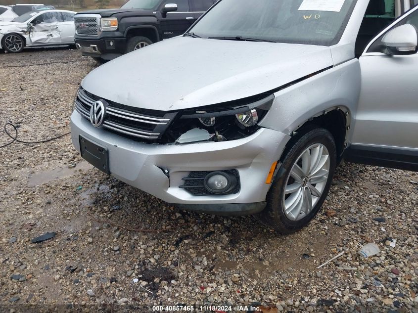 2013 Volkswagen Tiguan Se VIN: WVGAV3AX1DW575628 Lot: 40857465