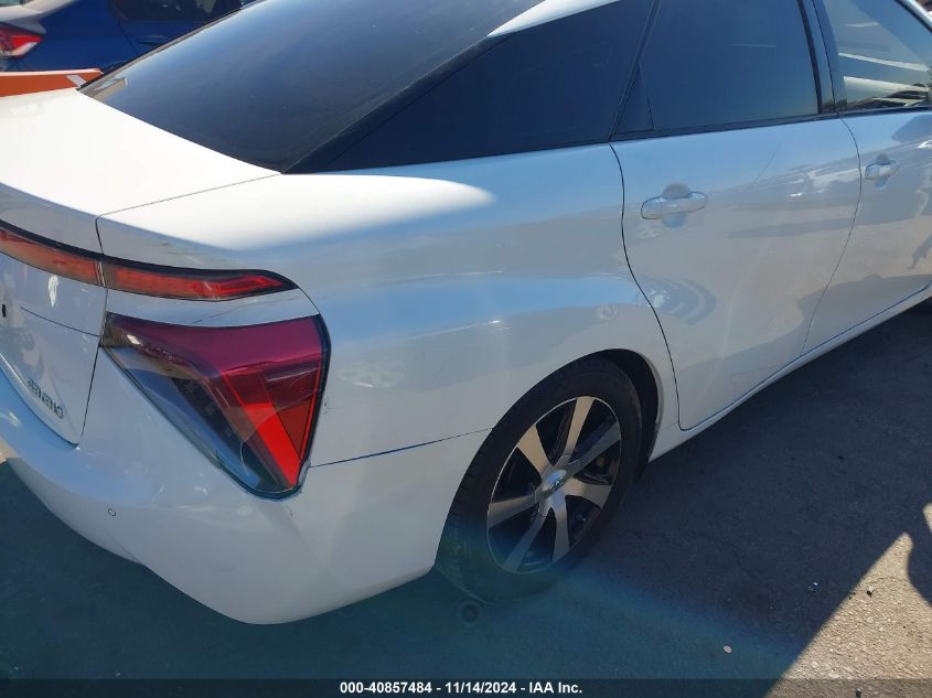 2018 Toyota Mirai VIN: JTDBVRBD2JA005386 Lot: 40857484