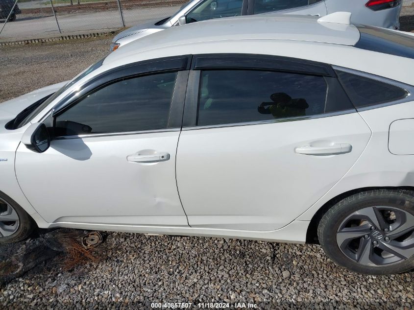 2019 Honda Insight Ex VIN: 19XZE4F54KE016988 Lot: 40857507