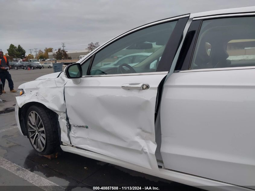 2019 Ford Fusion Hybrid Titanium VIN: 3FA6P0RU5KR138041 Lot: 40857508