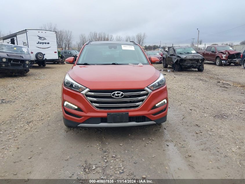 2017 Hyundai Tucson Limited VIN: KM8J3CA29HU321791 Lot: 40857535