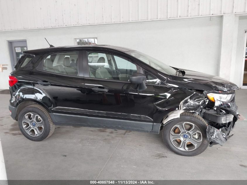 2021 Ford Ecosport S VIN: MAJ3S2FE0MC456791 Lot: 40857548