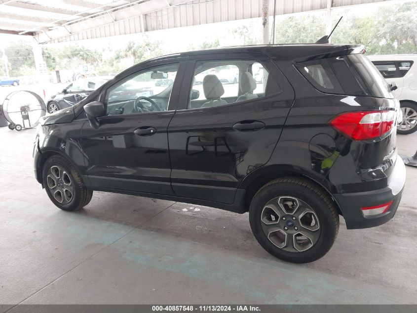 2021 Ford Ecosport S VIN: MAJ3S2FE0MC456791 Lot: 40857548