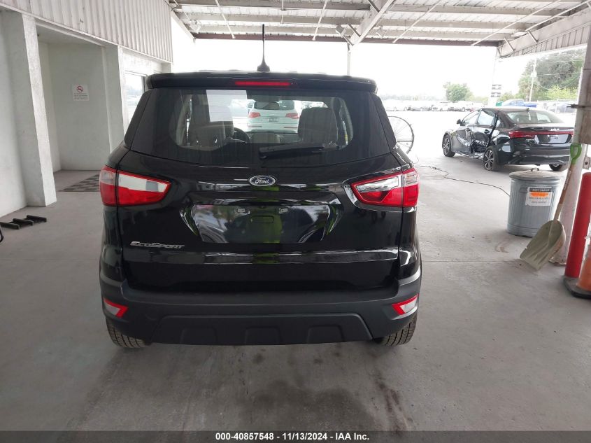 2021 Ford Ecosport S VIN: MAJ3S2FE0MC456791 Lot: 40857548