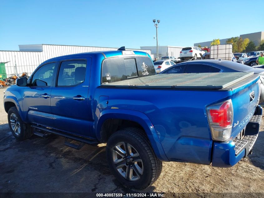 2017 Toyota Tacoma Limited VIN: 5TFGZ5AN0HX078566 Lot: 40857559