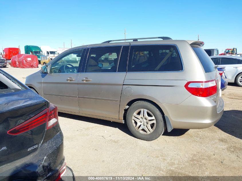 2007 Honda Odyssey Ex-L VIN: 5FNRL38647B053885 Lot: 40857619