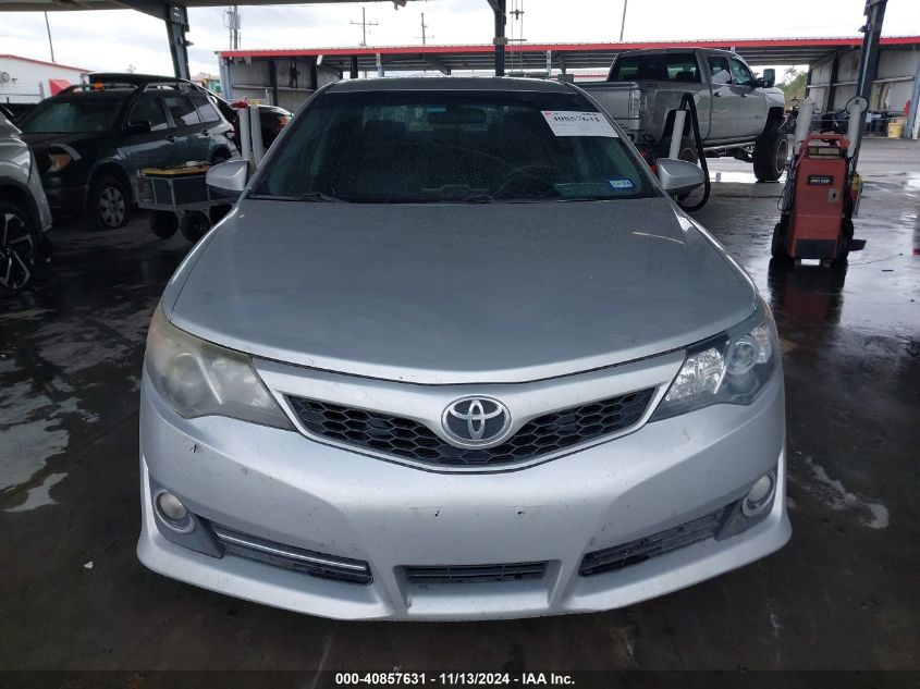 2012 Toyota Camry Se VIN: 4T1BF1FK7CU185405 Lot: 40857631