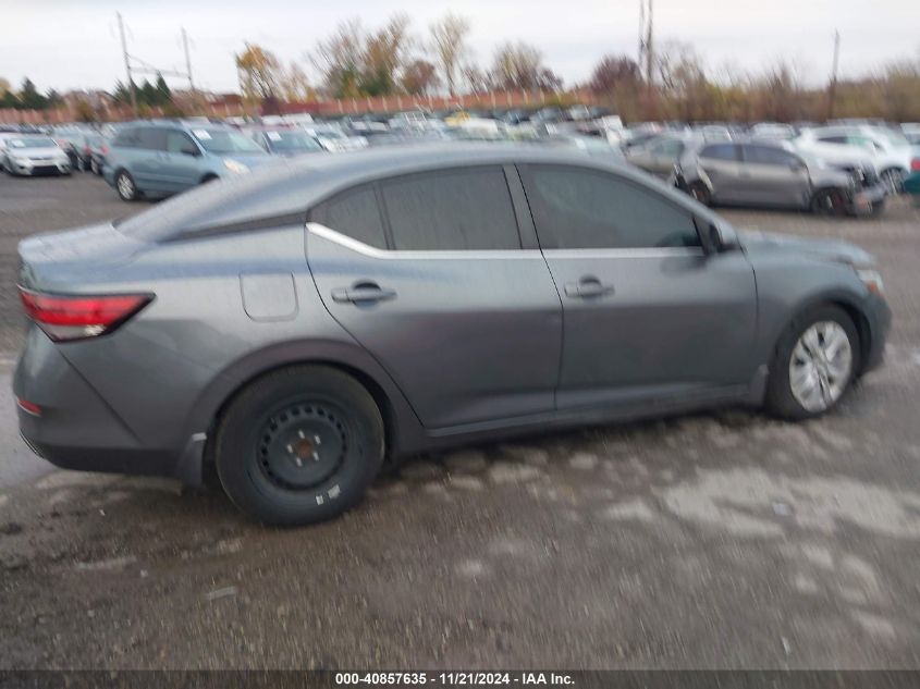 2020 Nissan Sentra S Xtronic Cvt VIN: 3N1AB8BV9LY305418 Lot: 40857635