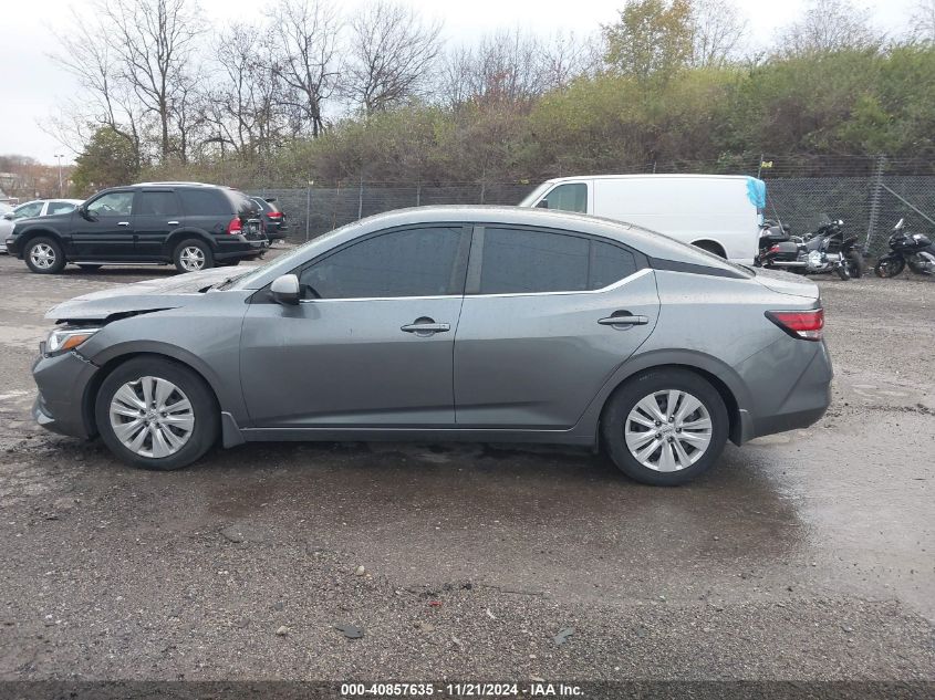 2020 Nissan Sentra S Xtronic Cvt VIN: 3N1AB8BV9LY305418 Lot: 40857635