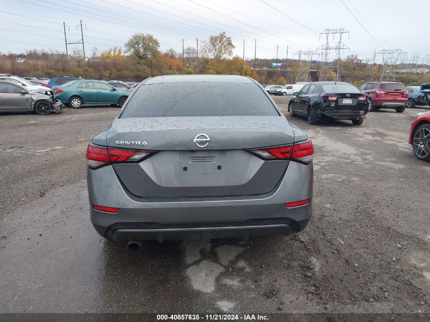 2020 Nissan Sentra S Xtronic Cvt VIN: 3N1AB8BV9LY305418 Lot: 40857635