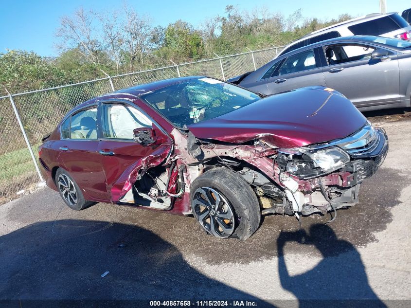 2016 Honda Accord Ex-L VIN: 1HGCR2F83GA234862 Lot: 40857658