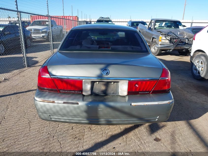 2001 Mercury Grand Marquis Ls VIN: 2MEFM75W81X706994 Lot: 40857756