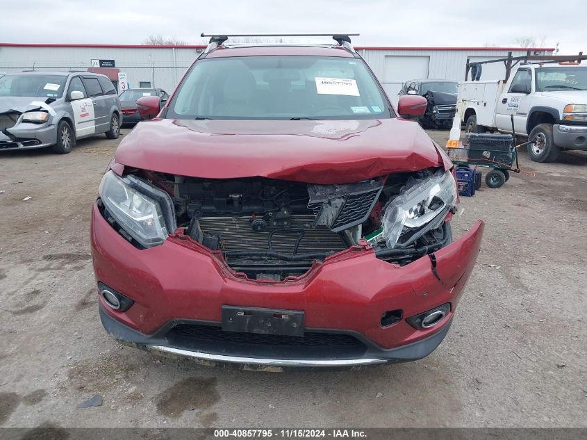 2016 Nissan Rogue Sl VIN: 5N1AT2MV9GC799939 Lot: 40857795