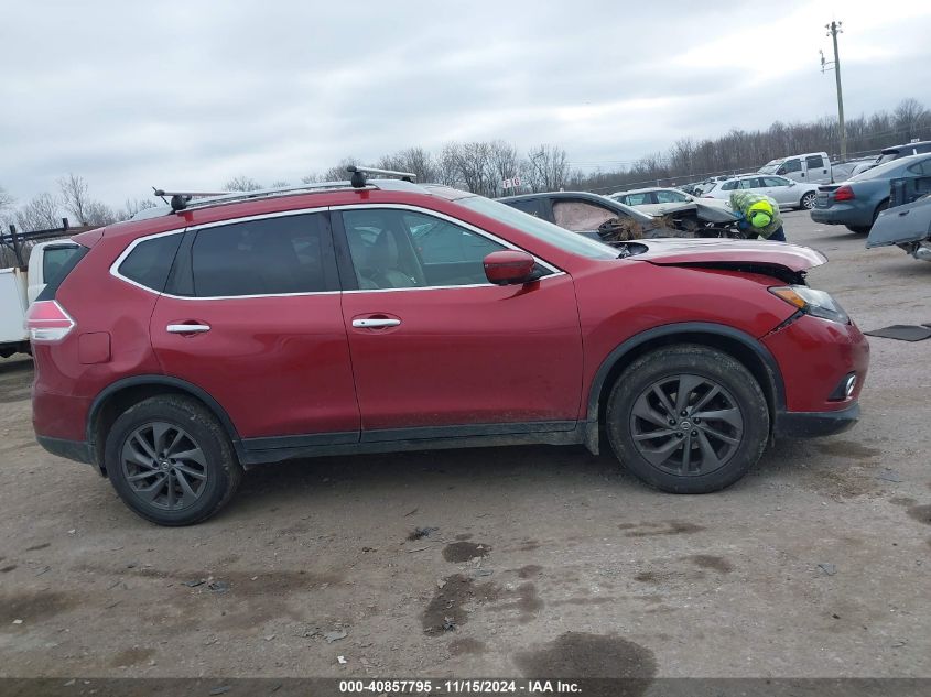 2016 Nissan Rogue Sl VIN: 5N1AT2MV9GC799939 Lot: 40857795