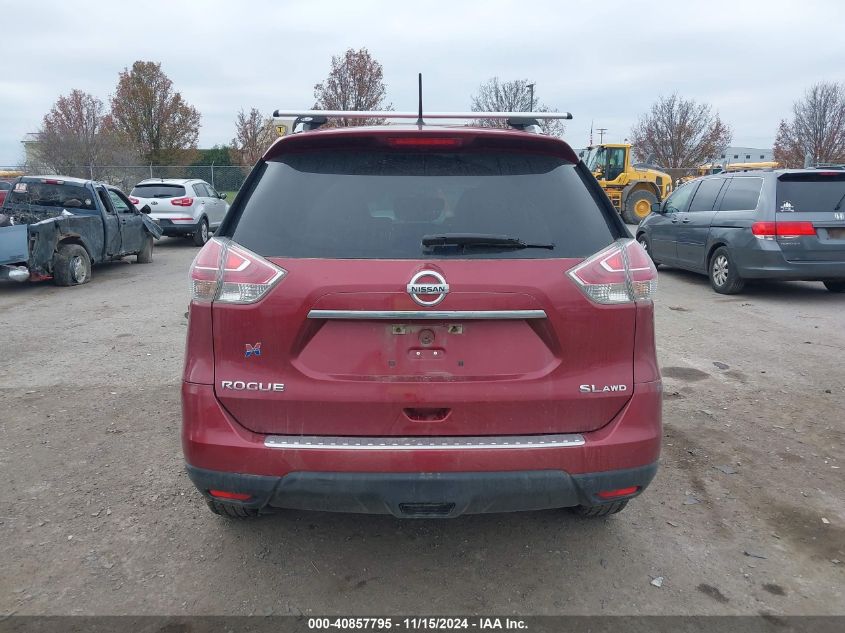 2016 Nissan Rogue Sl VIN: 5N1AT2MV9GC799939 Lot: 40857795