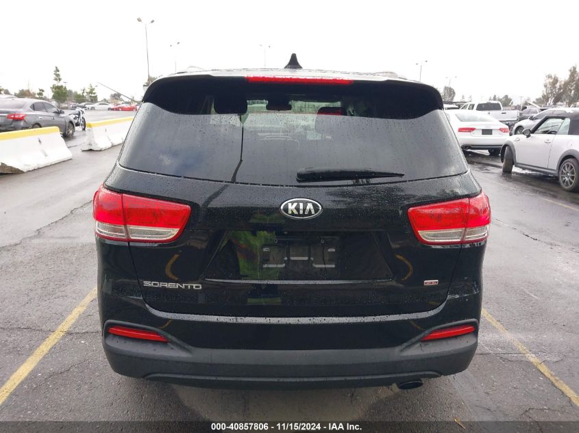 2016 Kia Sorento 2.4L Lx VIN: 5XYPG4A33GG037252 Lot: 40857806