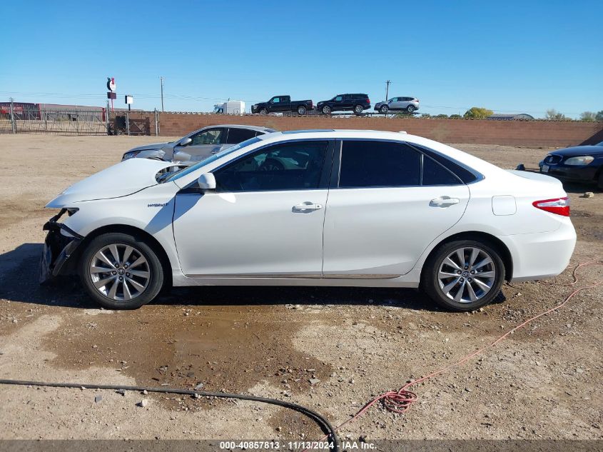 2016 Toyota Camry Hybrid Xle VIN: 4T1BD1FKXGU200328 Lot: 40857813