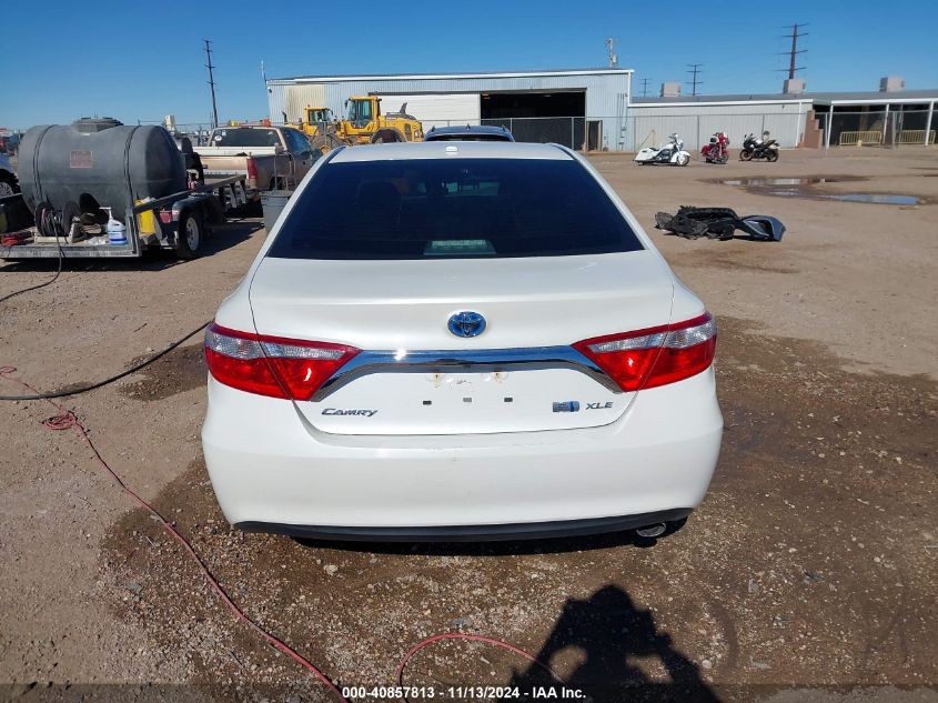 2016 Toyota Camry Hybrid Xle VIN: 4T1BD1FKXGU200328 Lot: 40857813