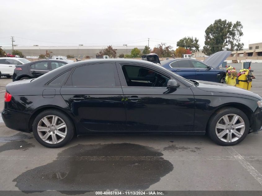 2011 Audi A4 2.0T Premium VIN: WAUAFAFL0BN045808 Lot: 40857834