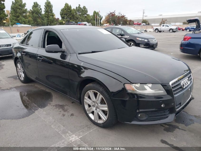 2011 Audi A4 2.0T Premium VIN: WAUAFAFL0BN045808 Lot: 40857834