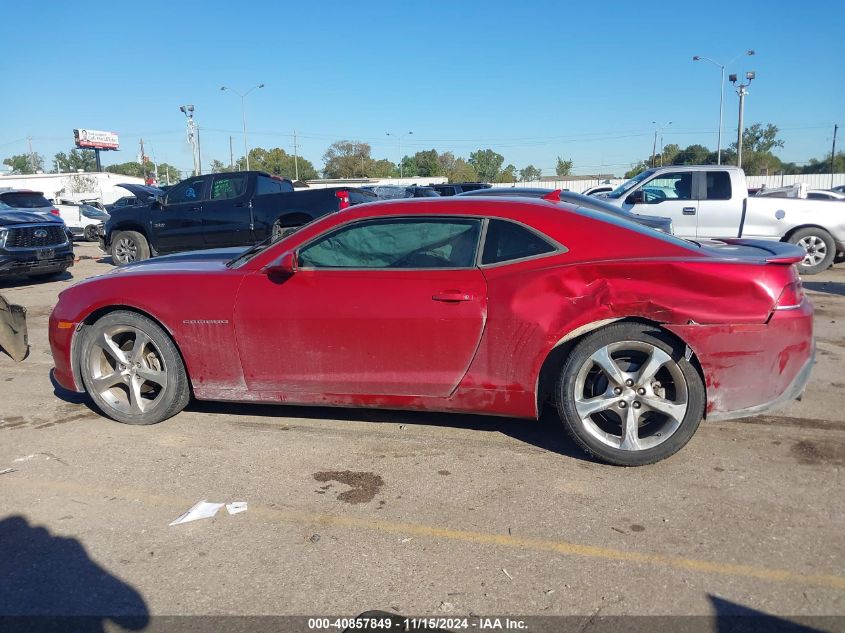 2015 Chevrolet Camaro 1Lt VIN: 2G1FD1E30F9116572 Lot: 40857849