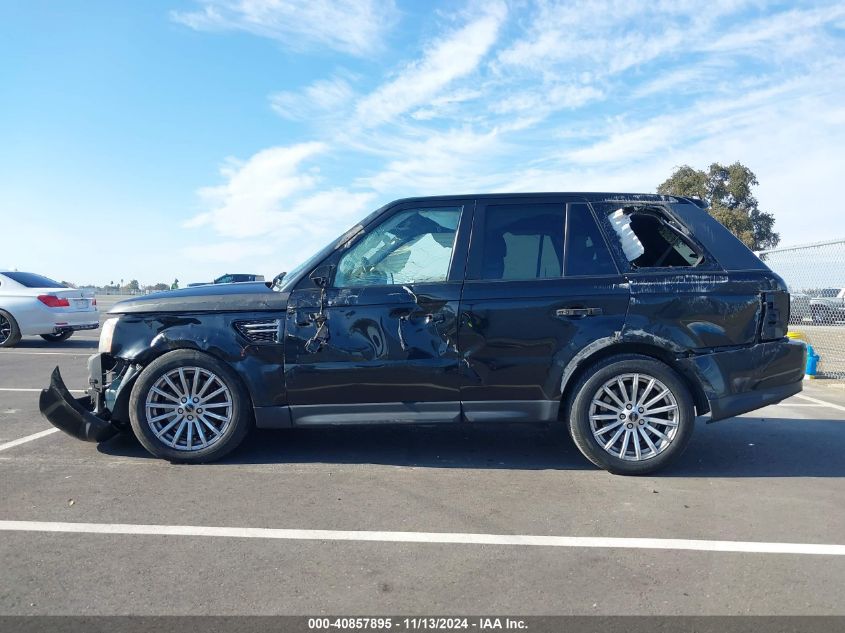 2013 Land Rover Range Rover Sport Hse VIN: SALSF2D4XDA759974 Lot: 40857895