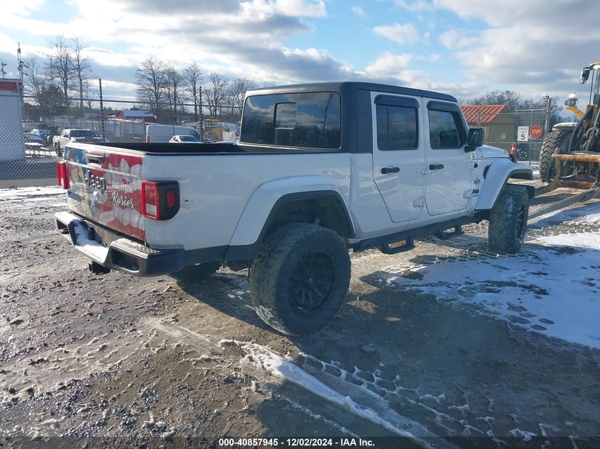 Vin: 1c6hjtag6ll174081, lot: 41347568, jeep gladiator sport s 4x4 20204
