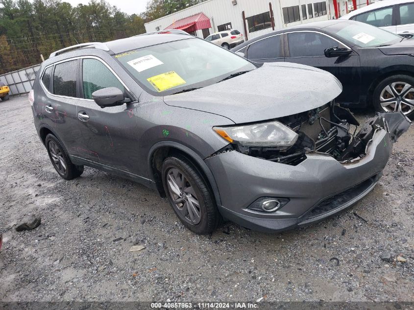 VIN 5N1AT2MT2GC735613 2016 Nissan Rogue, SL no.1