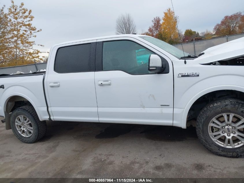 2017 Ford F-150 Lariat VIN: 1FTEW1EP6HKD32346 Lot: 40857964