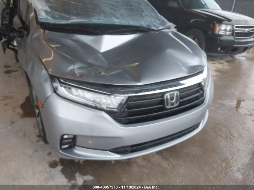 2022 Honda Odyssey Touring VIN: 5FNRL6H82NB060947 Lot: 40857970