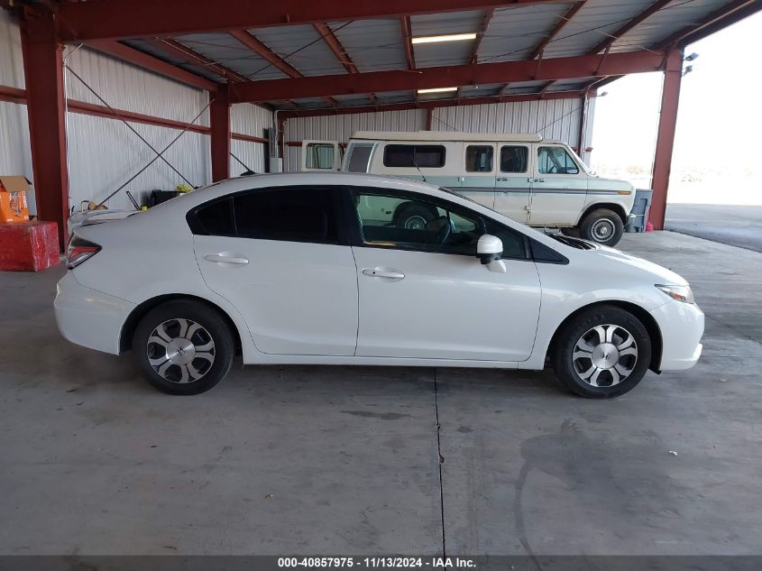 2014 Honda Civic Hybrid VIN: 19XFB4F25EE201606 Lot: 40857975