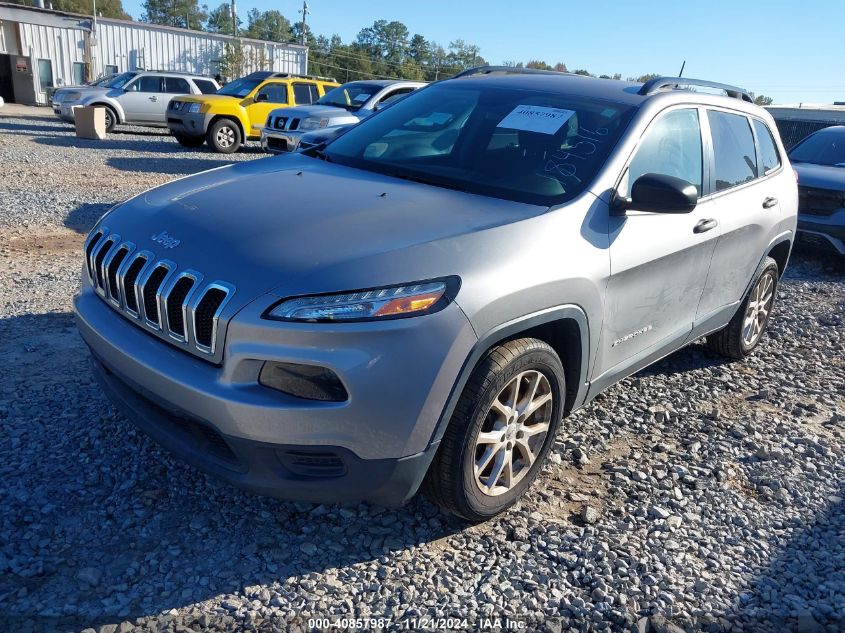 2016 Jeep Cherokee Sport VIN: 1C4PJLAB3GW184516 Lot: 40857987