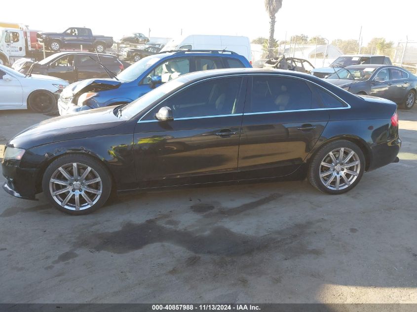 2010 Audi A4 2.0T Premium VIN: WAUEFAFL7AN059835 Lot: 40857988