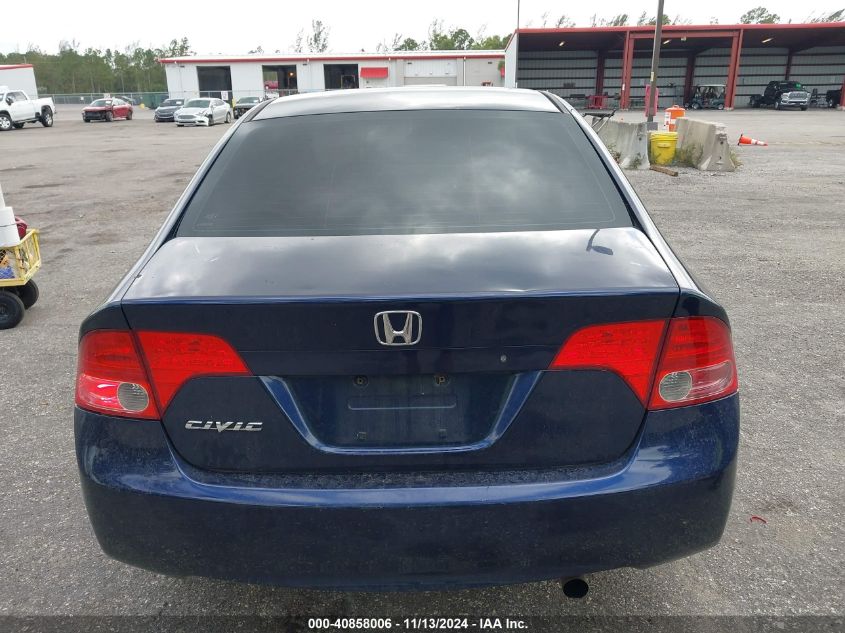 2006 Honda Civic Lx VIN: 1HGFA165X6L000631 Lot: 40858006