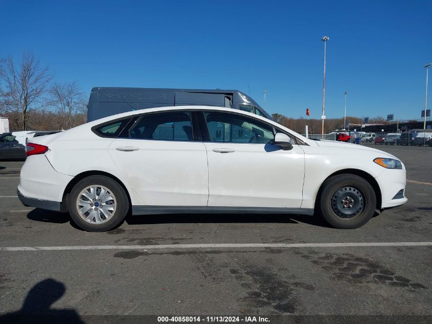 2013 Ford Fusion S VIN: 3FA6P0G75DR277165 Lot: 40858014