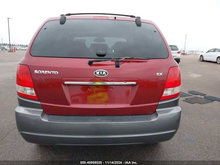 2006 Kia Sorento Ex/Lx VIN: KNDJC733065543161 Lot: 40858020