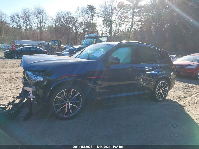 2022 BMW X3 M40I VIN: 5UX83DP06N9K71590 Lot: 40858023