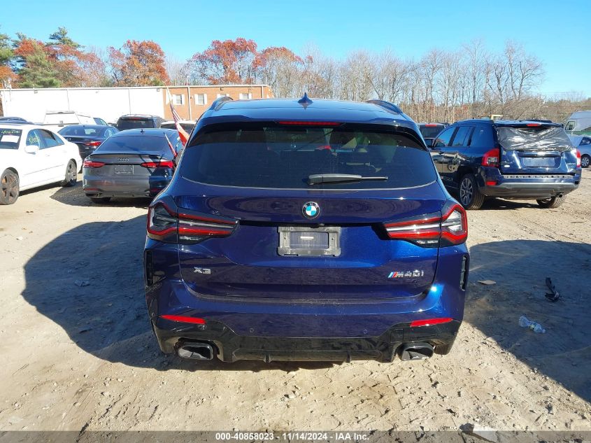 2022 BMW X3 M40I VIN: 5UX83DP06N9K71590 Lot: 40858023