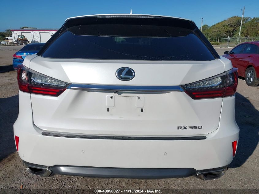 2017 Lexus Rx 350 VIN: 2T2ZZMCA0HC051326 Lot: 40858027