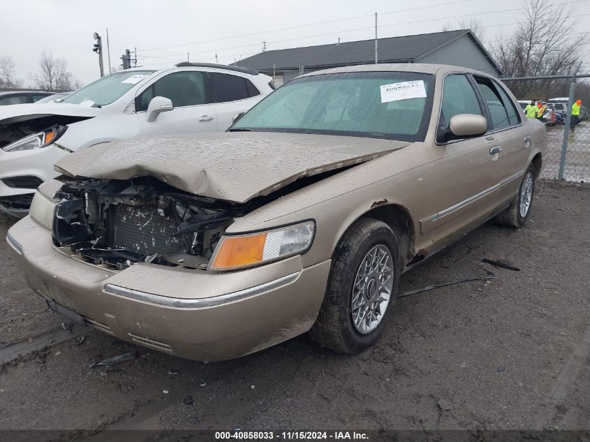 2000 Mercury Grand Marquis Gs VIN: 2MEFM74W2YX669842 Lot: 40858033