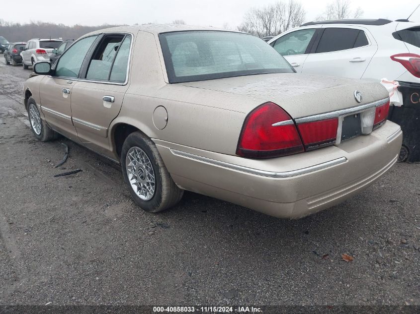 2000 Mercury Grand Marquis Gs VIN: 2MEFM74W2YX669842 Lot: 40858033