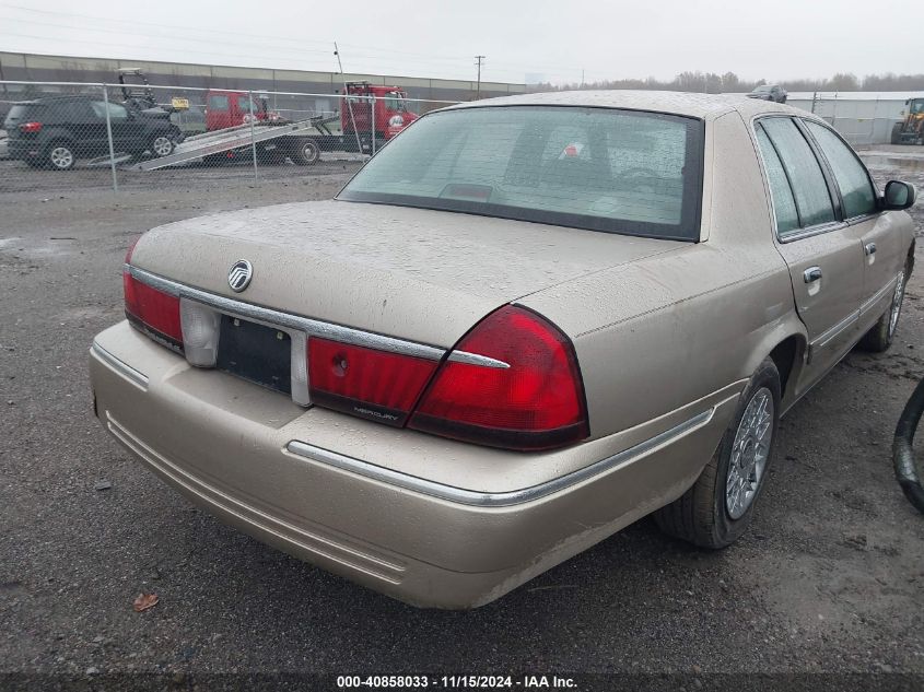 2000 Mercury Grand Marquis Gs VIN: 2MEFM74W2YX669842 Lot: 40858033