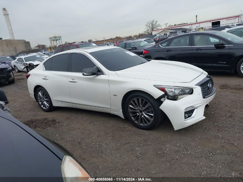 2019 Infiniti Q50 3.0T Luxe VIN: JN1EV7AR4KM558865 Lot: 40858065